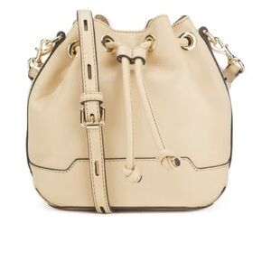 Rebecca Minkoff Fiona Mini Bucket Bag- in Biscuit